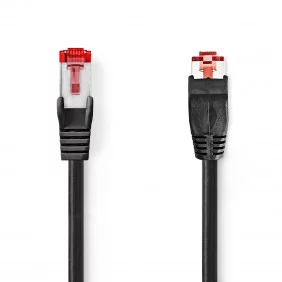 Cable de Red Cat6 Sf/utp | Rj45 Macho - 1,0 m Negro
